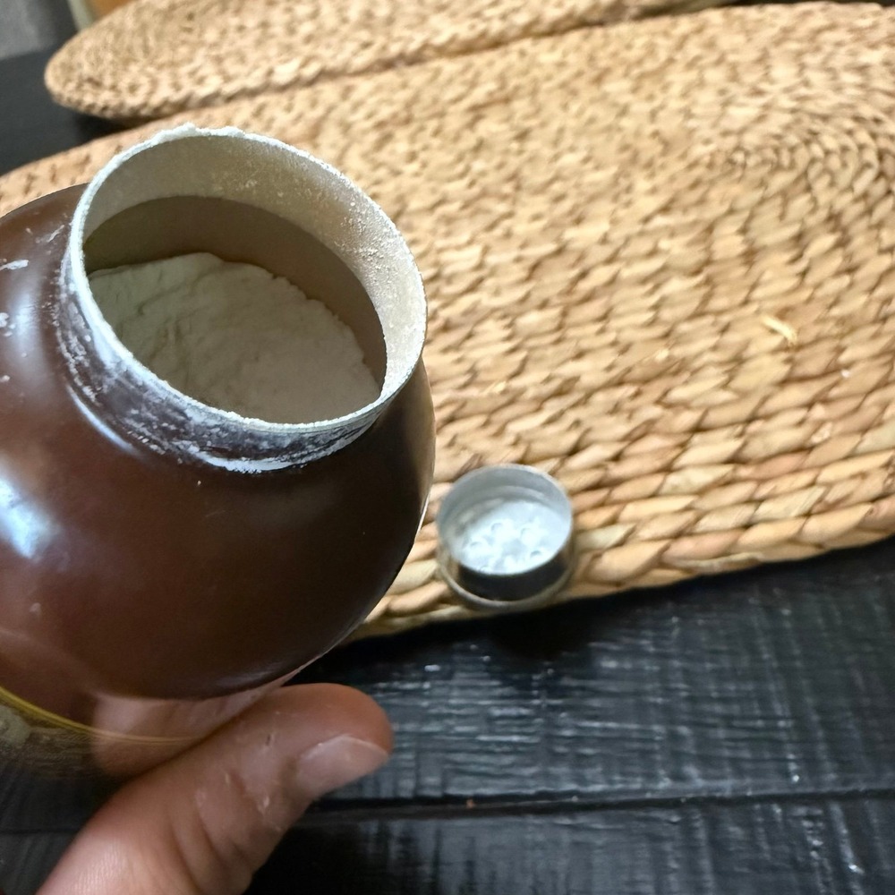 Crabtree & Evelyn Mysore Sandalwood Balsamic Powder Perfume 1980 3.5oz 85% Full - Picture 3 of 5